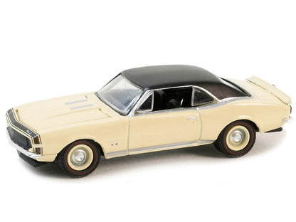 1967 Chevrolet Camaro SS/RS Cream with Black Vinyl Top "Vintage Ad Cars" Series 10 1/64 Diecast Model Car by Greenlight