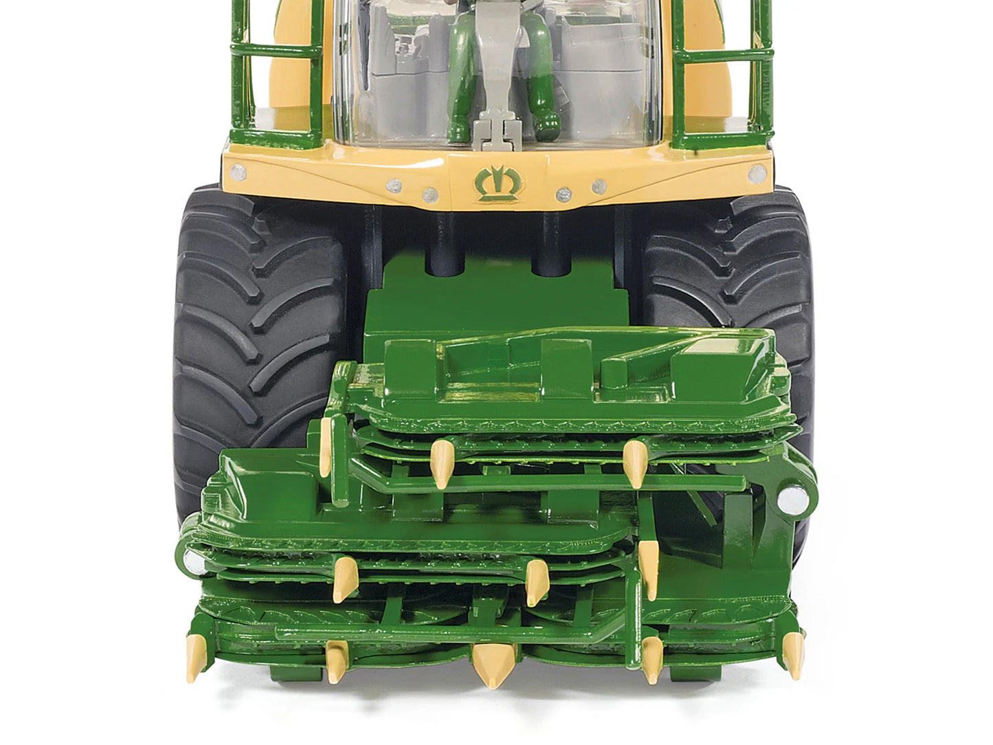 Krone BiG X 580 Forage Harvester Green and Beige 1/32 Diecast Model by Siku