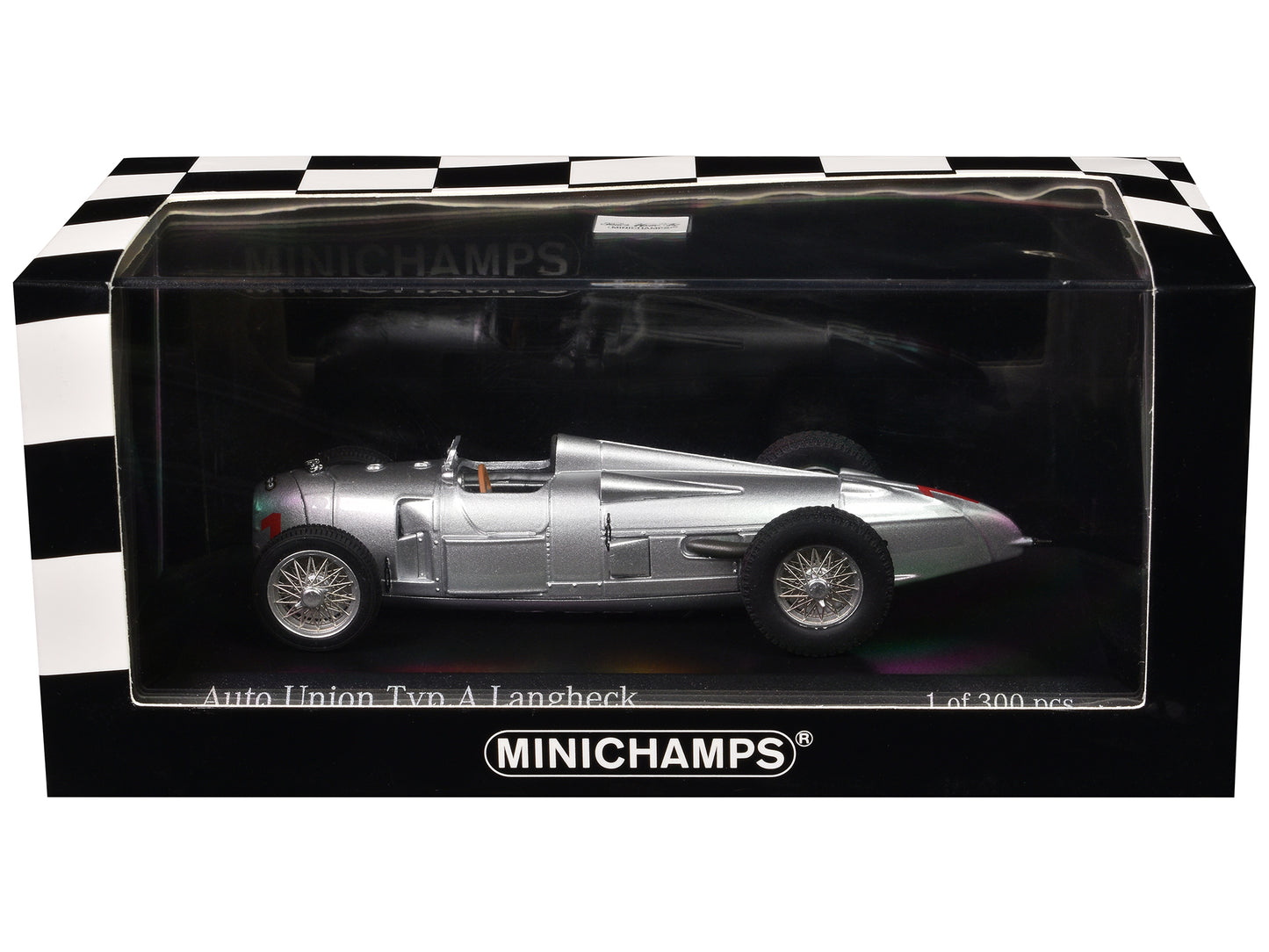 Auto Union Type A Langheck #1 Hans Stuck "VIII ADAC Eifelrennen" (1934) Limited Edition to 300 pieces Worldwide 1/43 Diecast Model Car by Minichamps