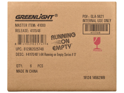 "Running on Empty" 6 piece Set Series 17 1/64 Diecast Model Cars by Greenlight