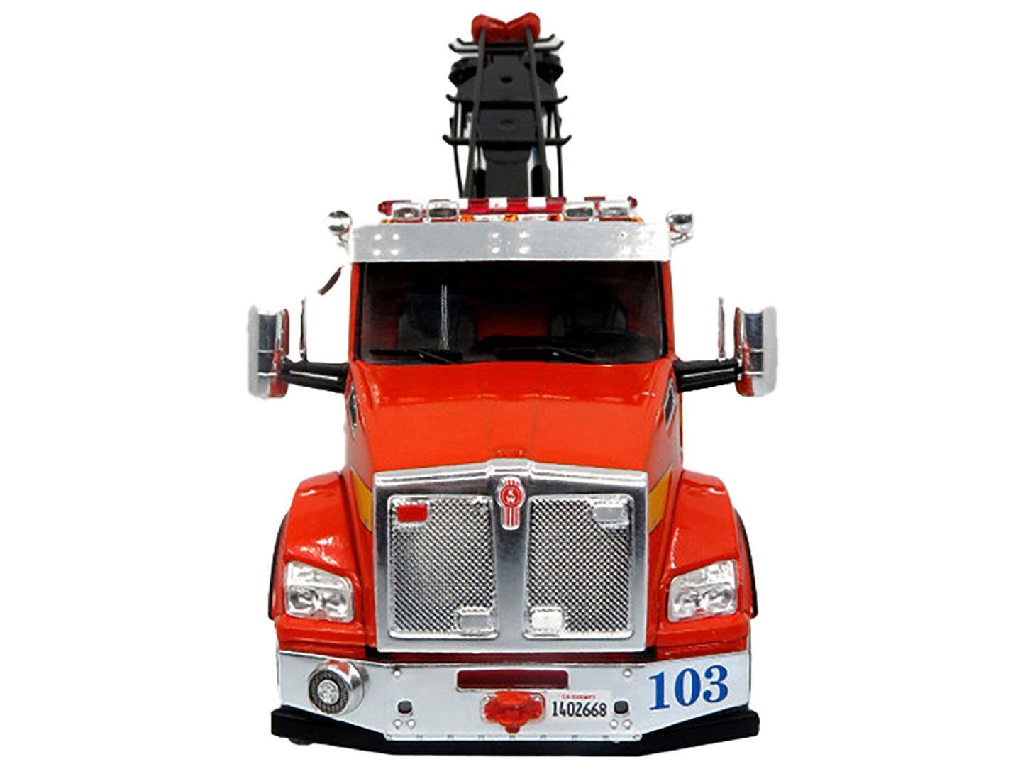 Kenworth T880 Heavy Rescue Fire Truck "Los Angeles County Fire Department" Red "5 Alarm" Series Limited Edition to 504 pieces Worldwide 1/43 Diecast Model by Iconic Replicas