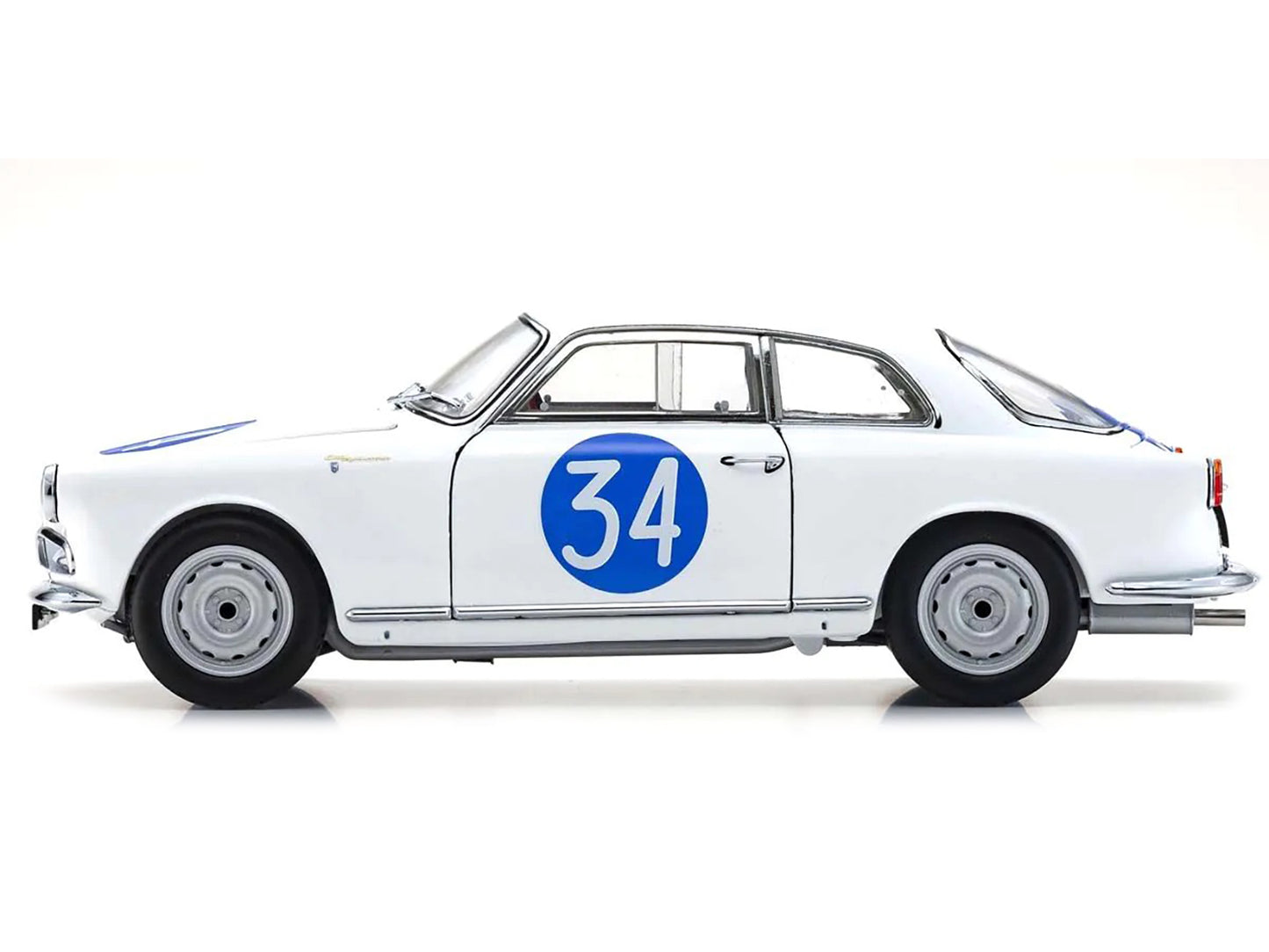 Alfa Romeo Giulietta SV #34 Emanuele - Aldebaran "Targa Florio" (1960) 1/18 Diecast Model Car by Kyosho