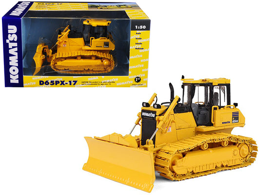 Komatsu D65PX-17 Dozer with Hitch 1/50 Diecast Model by First Gear