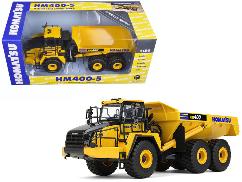 Komatsu HM400-5 Articulated Dump Truck 1/50 Diecast Model by First Gear