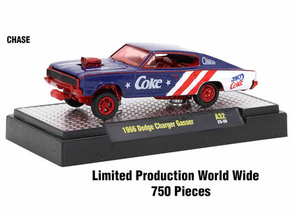 "Coca-Cola" Set of 3 pieces Release 32 Limited Edition to 9250 pieces Worldwide 1/64 Diecast Model Cars by M2 Machines