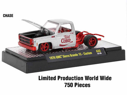 "Coca-Cola" Set of 3 pieces Release 32 Limited Edition to 9250 pieces Worldwide 1/64 Diecast Model Cars by M2 Machines