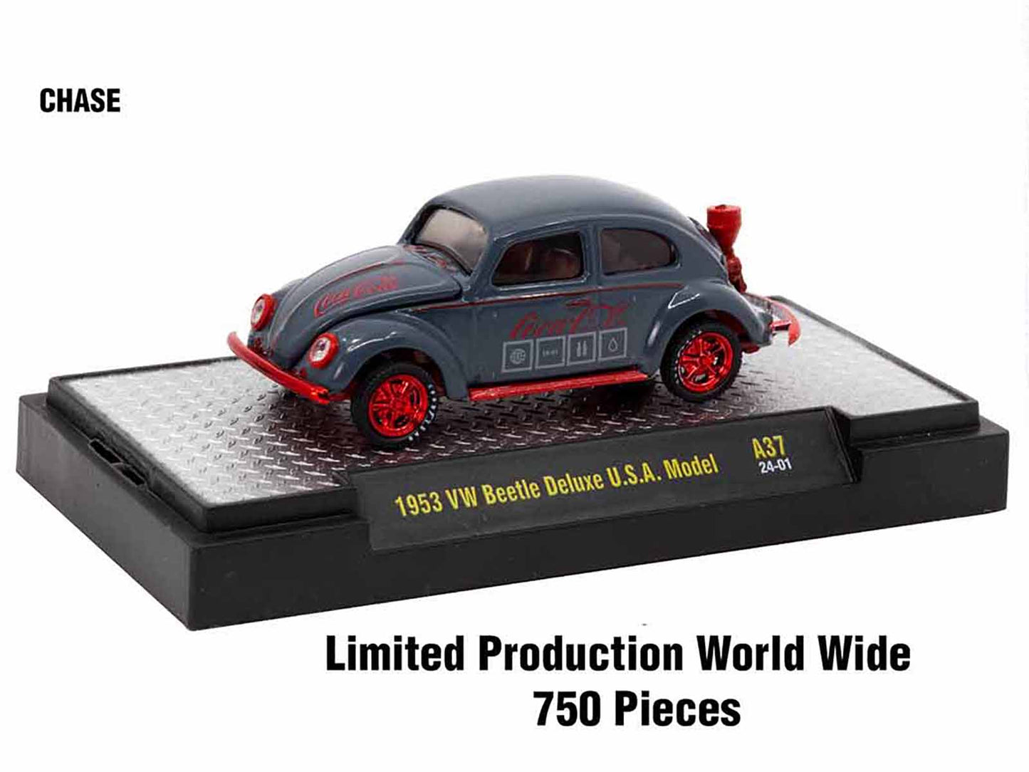 "Coca-Cola" Set of 3 pieces Release 37 Limited Edition to 10000 pieces Worldwide 1/64 Diecast Model Cars by M2 Machines