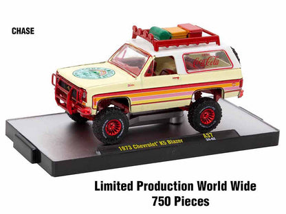 "Coca-Cola" Set of 3 pieces Release 37 Limited Edition to 10000 pieces Worldwide 1/64 Diecast Model Cars by M2 Machines