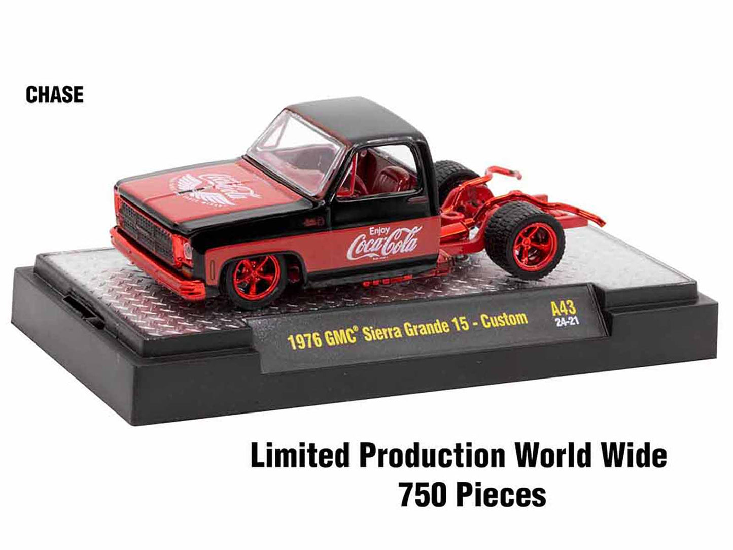 "Coca-Cola" Set of 3 pieces Release 43 Limited Edition to 10000 pieces Worldwide 1/64 Diecast Model Cars by M2 Machines