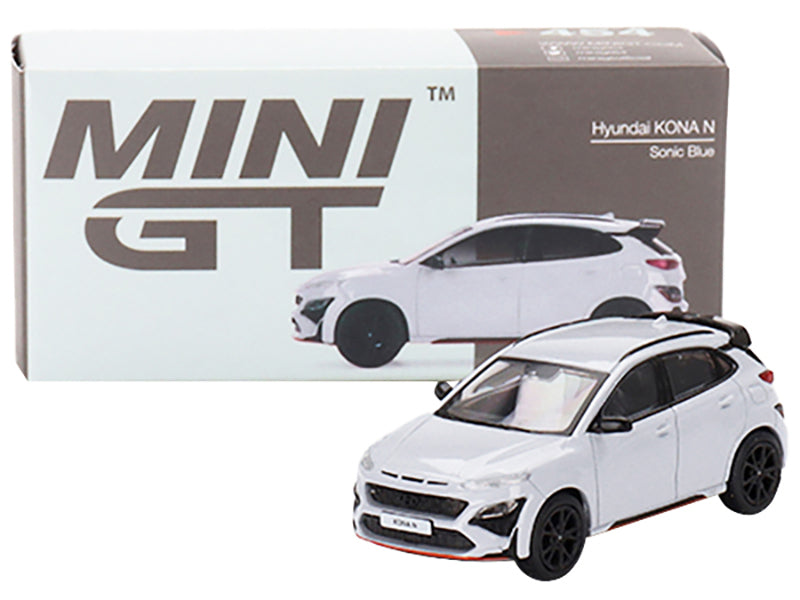 Hyundai KONA N Sonic Blue Limited Edition to 1200 pieces Worldwide 1/64 Diecast Model Car by True Scale Miniatures