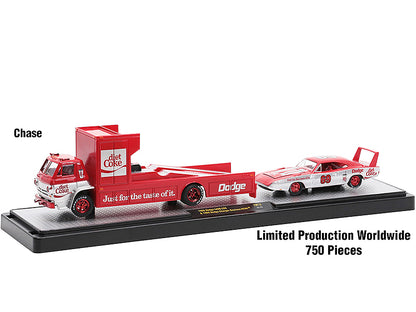 Auto Haulers "3 Sodas" Set of 3 pieces Release 12 Limited Edition to 7400 pieces Worldwide 1/64 Diecast Models by M2 Machines