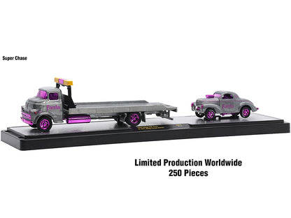 Auto Haulers "3 Sodas" Set of 3 pieces Release 13 1/64 Diecast Models by M2 Machines