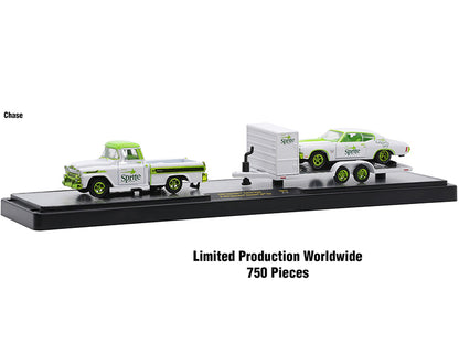 Auto Haulers "3 Sodas" Set of 3 pieces Release 13 1/64 Diecast Models by M2 Machines