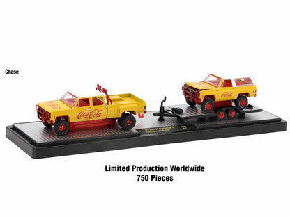 Auto Haulers "Soda" Set of 3 pieces Release 28 Limited Edition to 9250 pieces Worldwide 1/64 Diecast Models by M2 Machines