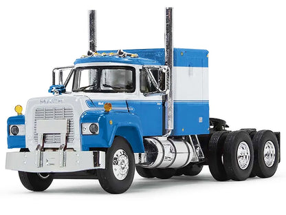 Mack R Sleeper Trio Set of 3 Truck Tractors in Red Blue and Yellow 1/64 Diecast Models by DCP/First Gear