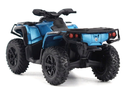 Can-Am Outlander XT 1000R ATV Oxford Blue Metallic with Driver Figure 1/32 Diecast Model by BRP Models