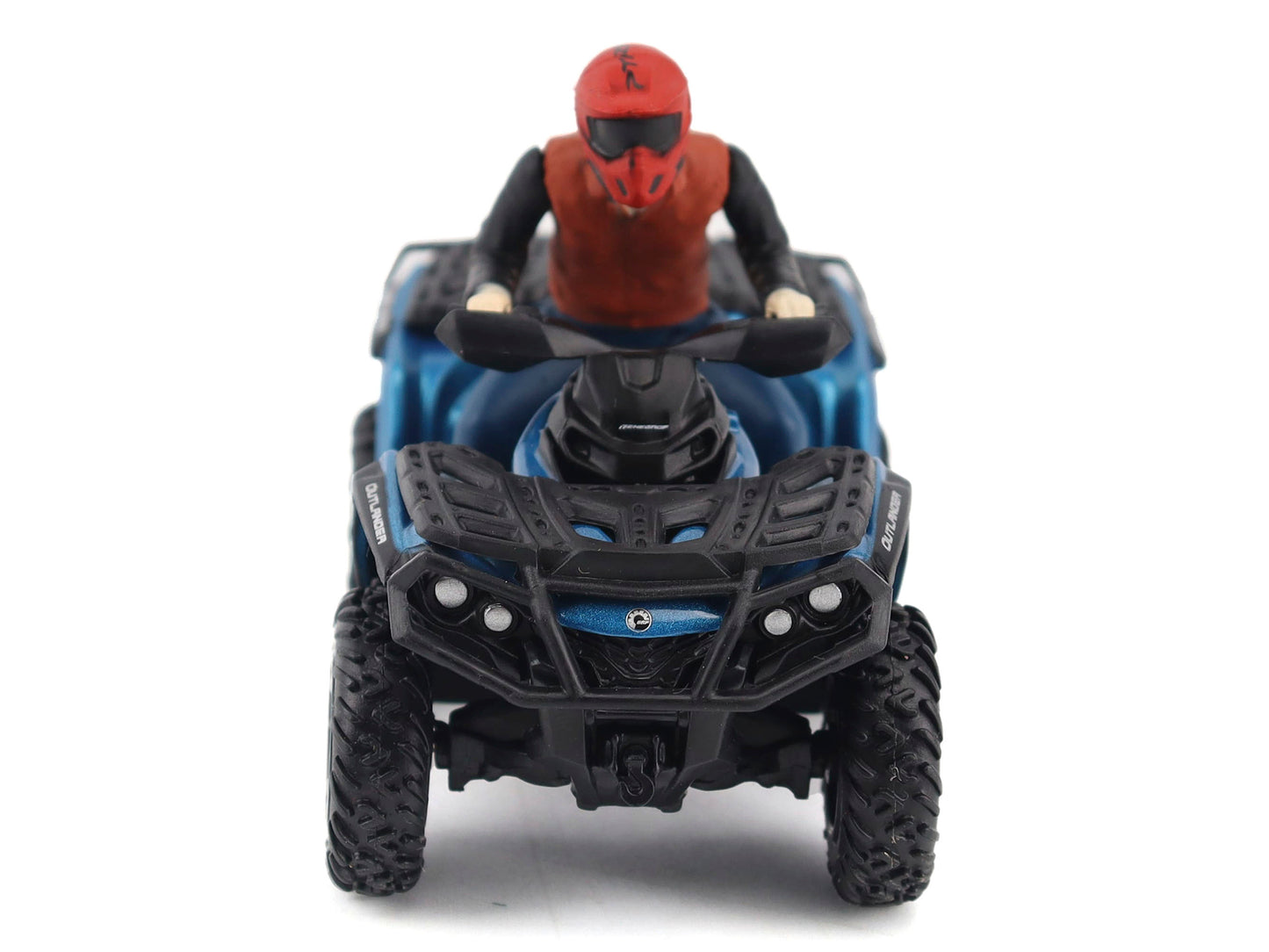 Can-Am Outlander XT 1000R ATV Oxford Blue Metallic with Driver Figure 1/32 Diecast Model by BRP Models