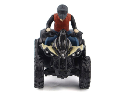 Can-Am Renegade X MR 1000R ATV Desert Tan with Driver Figure 1/32 Diecast Model by BRP Models