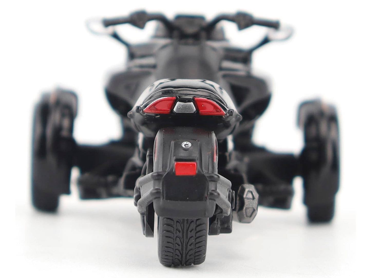 Can-Am Spyder F3 3-Wheel Motorcycle Steel Black Metallic 1/32 Diecast Model by BRP Models