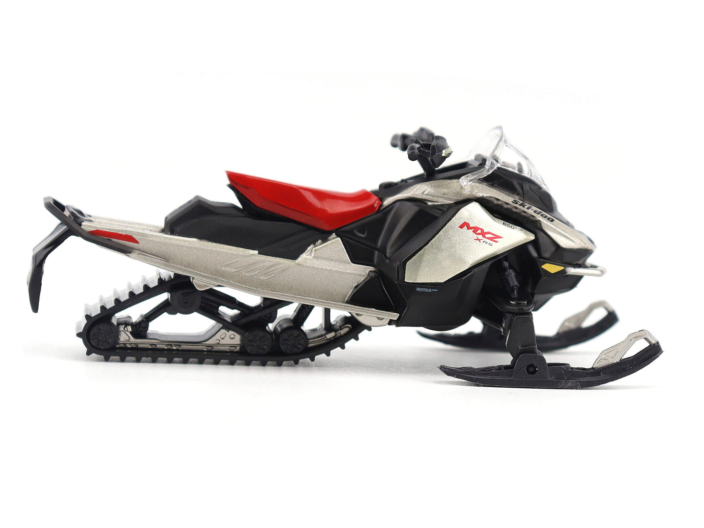 Ski-Doo MXZ X-RS Snowmobile Spartan Red and Gray Metallic 1/32 Diecast Model by BRP Models