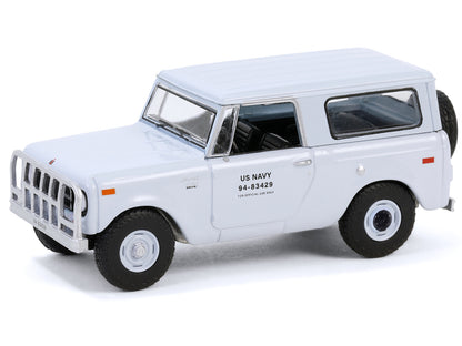 1970 Harvester Scout "United States Navy" Light Gray "Battalion 64" Series 4 1/64 Diecast Model Car by Greenlight