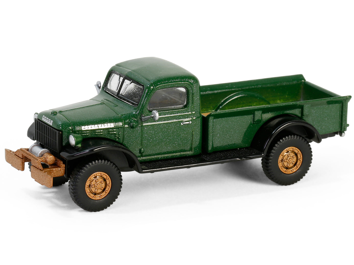 1947 Dodge Power Wagon Pickup Truck Green Metallic and Black "Pawn Stars" (2009-Current) TV Series "Hollywood Series" Release 42 1/64 Diecast Model Car by Greenlight