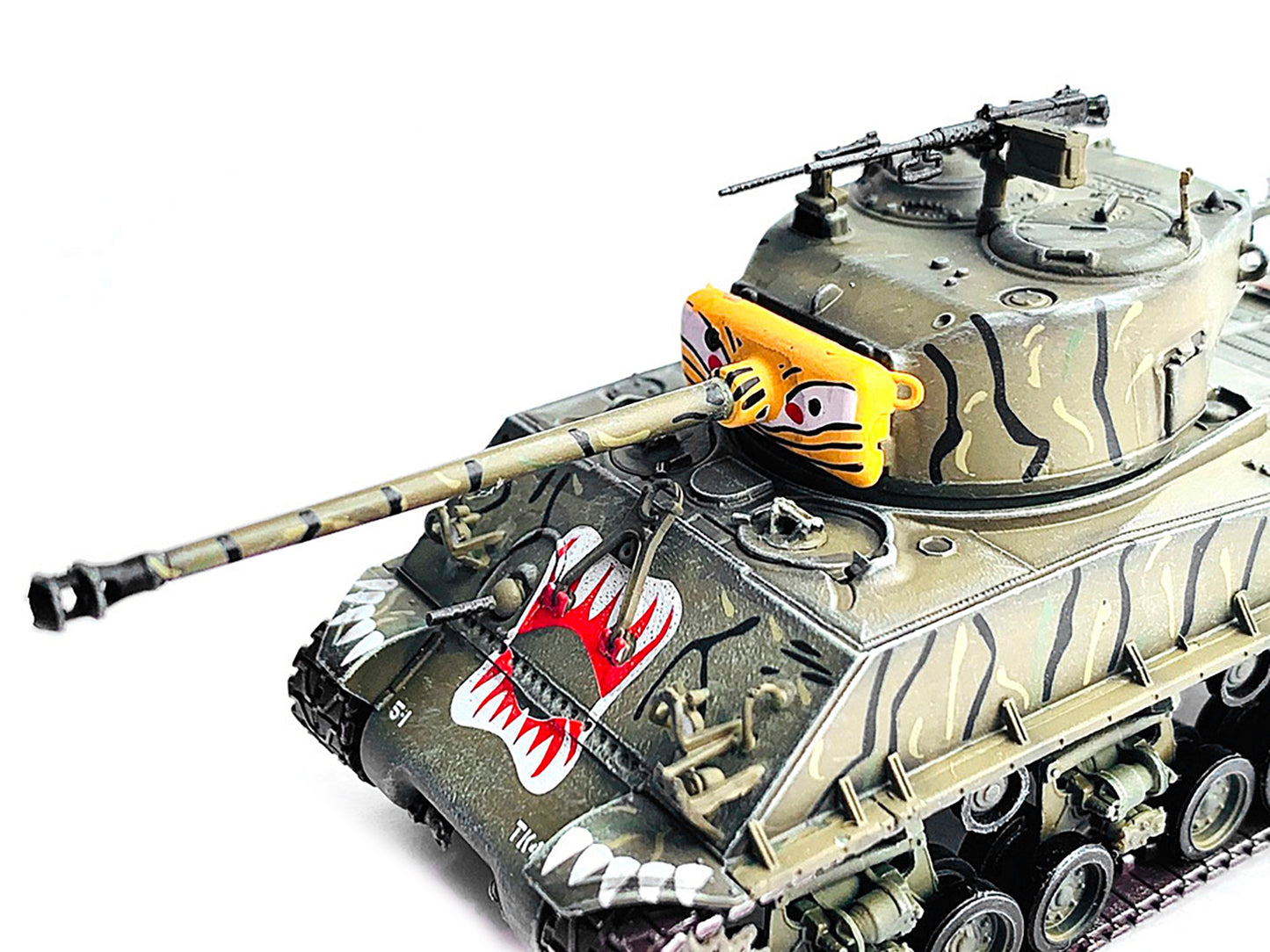 United States M4A3E8 Sherman "Tiger Face" Tank "24th Infantry Div. Han River Korea" (1951) "NEO Dragon Armor" Series 1/72 Plastic Model by Dragon Models