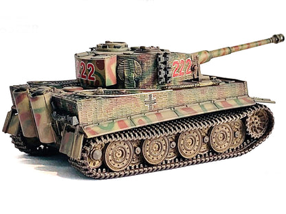 Germany Tiger I Late Production with Zimmerit Tank "Wittmann's Tiger #222 s.Pz.Abt.101 Normandy" (1944) "NEO Dragon Armor" Series 1/72 Plastic Model by Dragon Models