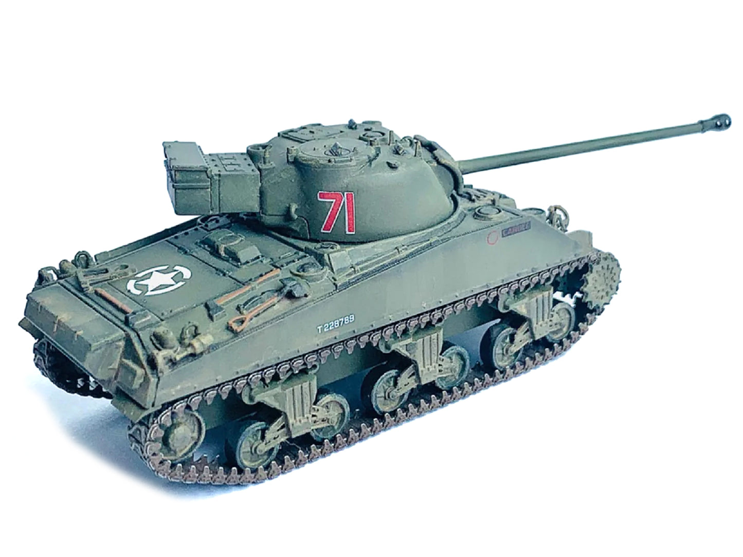 British Sherman Firefly Vc Tank #71 "13th/18th Royal Hussars Armoured Brigade Normandy France" (1944) "NEO Dragon Armor" Series 1/72 Plastic Model by Dragon Models