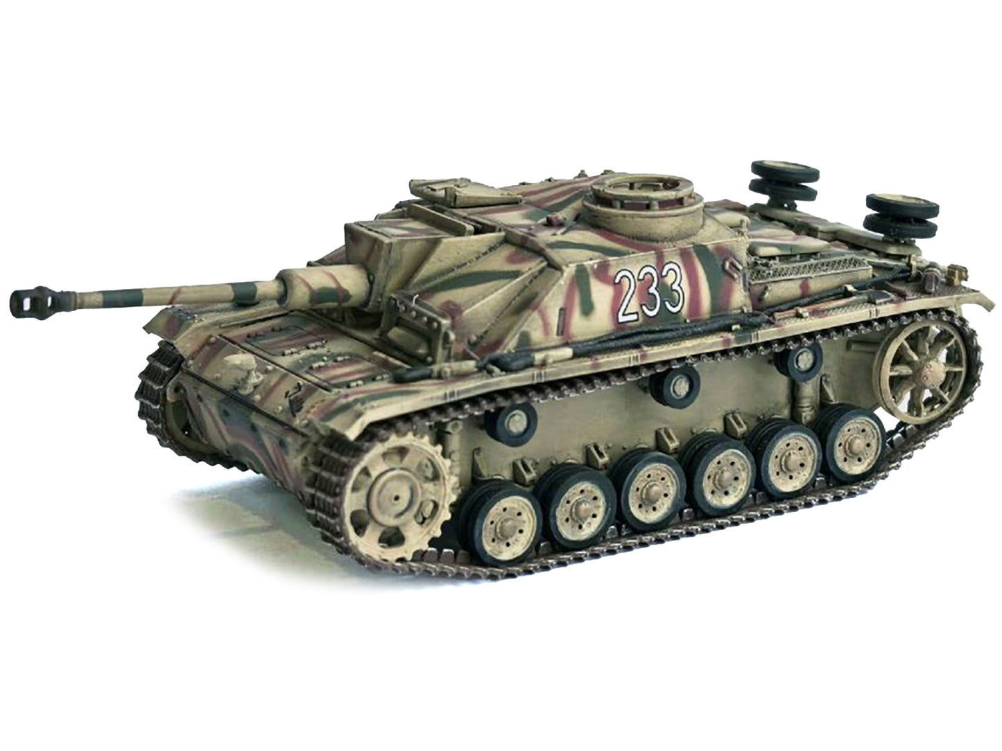 Germany StuG III Ausf. G "Early Production" Tank "#233 Pz.Abt. 103 3.Pz.Gren. Div. Rome" (1943) "NEO Dragon Armor" Series 1/72 Plastic Model by Dragon Models