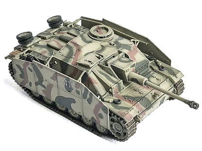 Germany StuG.III Ausf.G Early Production Tank with Schurzen #411 "Panzer Abteilung 115 Italy" (1943) "NEO Dragon Armor" Series 1/72 Plastic Model by Dragon Models