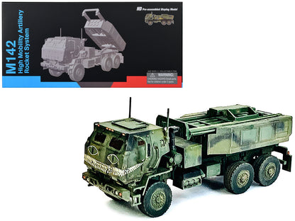 Ukraine M142 High Mobility Artillery Rocket System (HIMARS) Green Camouflage with Cat Face Graphic "NEO Dragon Armor" Series 1/72 Plastic Model by Dragon Models