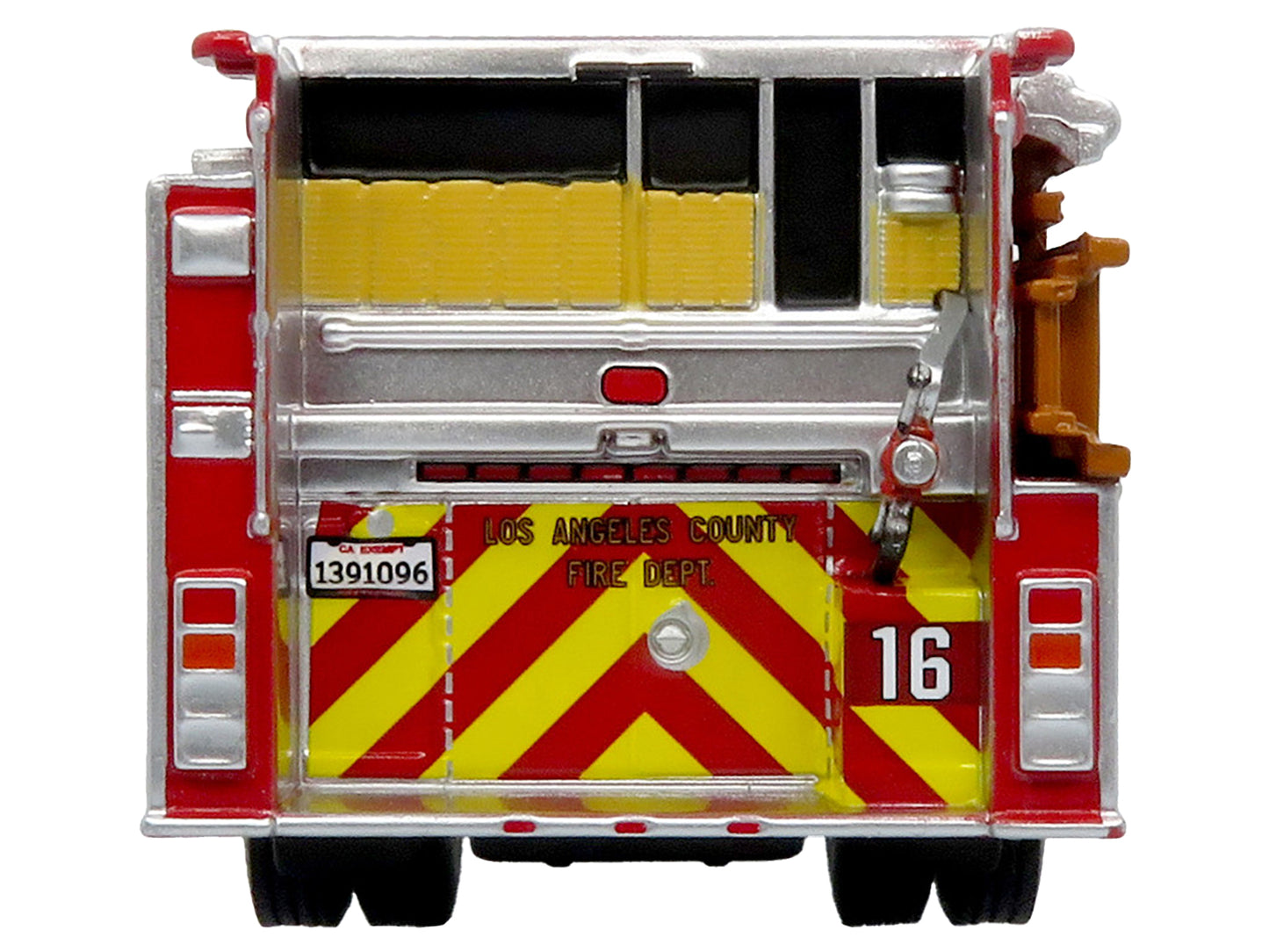 KME Predator Fire Engine #16 "Los Angeles County Fire Department" Red "5 Alarm" Series Limited Edition to 750 pieces Worldwide 1/64 Diecast Model by Iconic Replicas