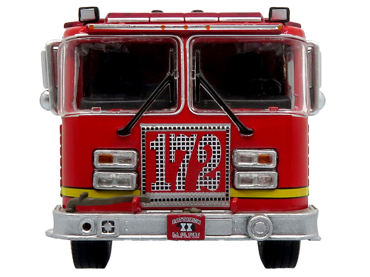 KME Predator Fire Engine #172 "Los Angeles County Fire Department" Red "5 Alarm" Series Limited Edition to 750 pieces Worldwide 1/64 Diecast Model by Iconic Replicas