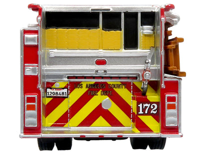 KME Predator Fire Engine #172 "Los Angeles County Fire Department" Red "5 Alarm" Series Limited Edition to 750 pieces Worldwide 1/64 Diecast Model by Iconic Replicas