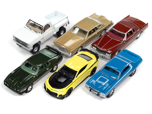 Auto World Premium 2022 Set B of 6 pieces Release 1 1/64 Diecast Model Cars by Auto World