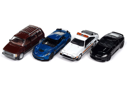 Auto World Premium 2024 Set B of 6 pieces Release 2 1/64 Diecast Model Cars by Auto World