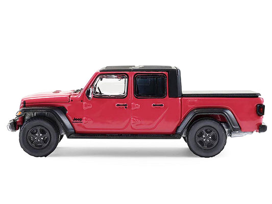 2024 Jeep Gladiator Pickup Truck Tuscadero Pink with Black Top "Showroom Floor" Series 7 1/64 Diecast Model Car by Greenlight