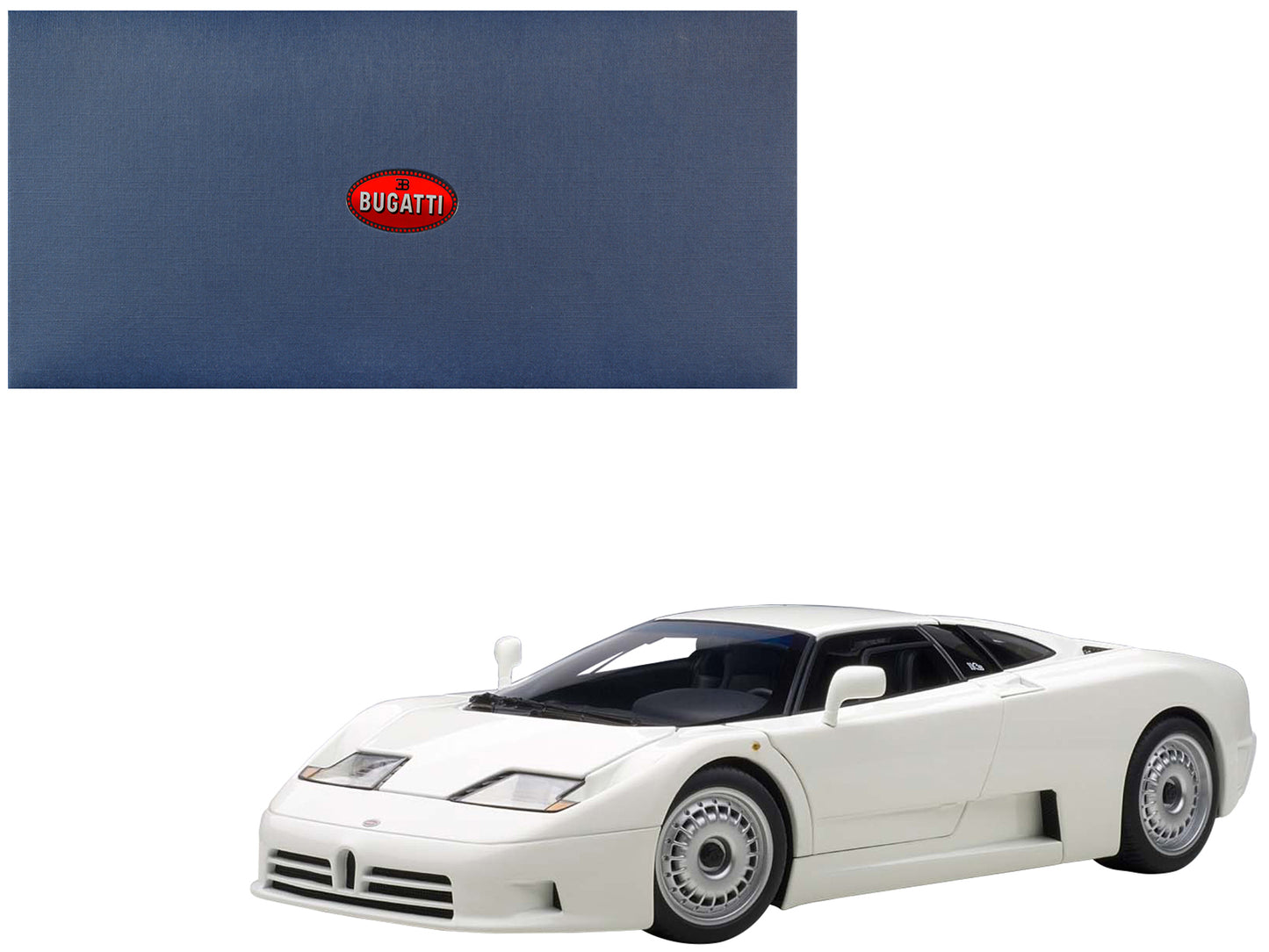 Bugatti EB110 GT White 1/18 Diecast Model Car by Autoart