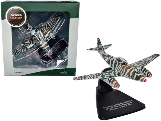 Messerschmitt Me262A-1a Fighter Plane KG(J) 51 "Operation Bodenplatte" Ardennes (January 1945) "Oxford Aviation" Series 1/72 Diecast Model Airplane by Oxford Diecast