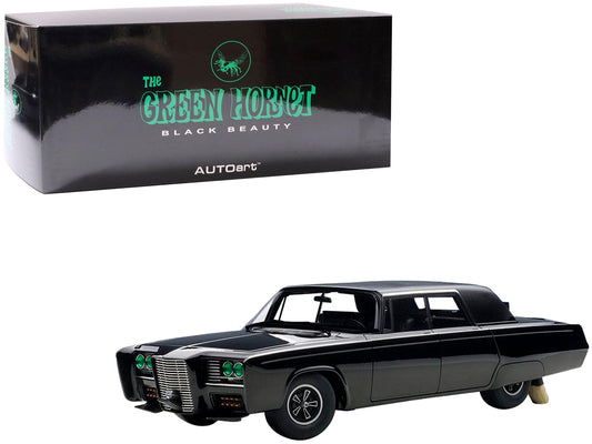 Black Beauty "The Green Hornet" (1966-1967) TV Series 1/18 Diecast Model Car by Autoart