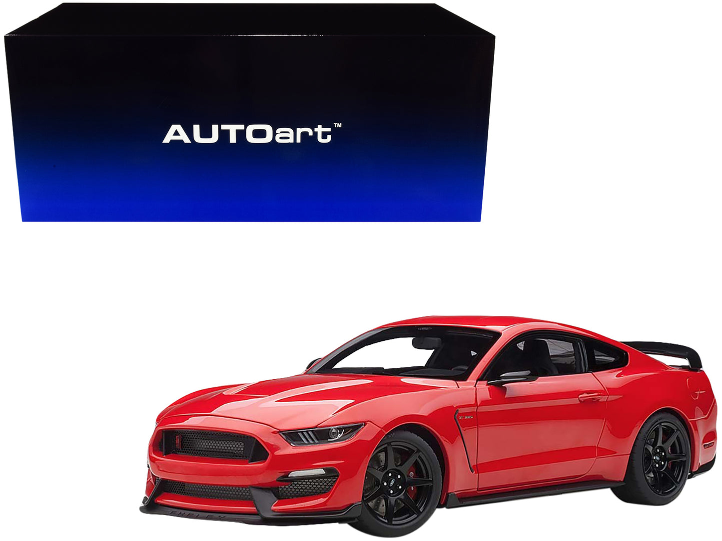 Ford Mustang Shelby GT-350R Race Red 1/18 Model Car by Autoart