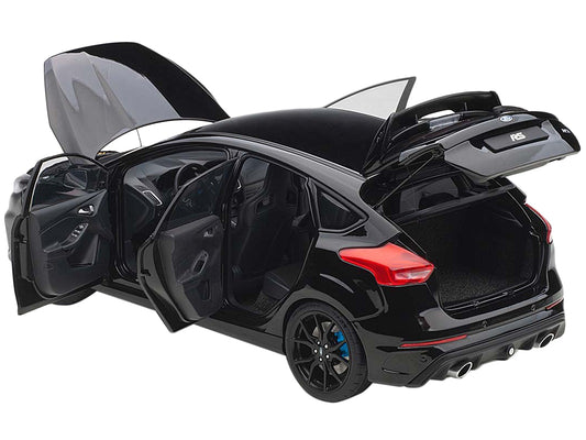 2016 Ford Focus RS Shadow Black 1/18 Model Car by Autoart