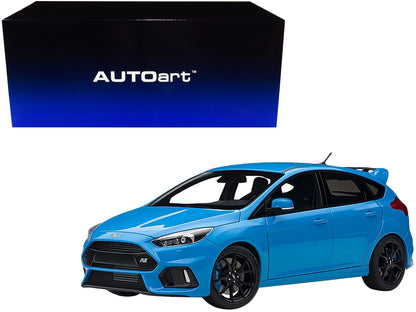 2016 Ford Focus RS Nitrous Blue Metallic 1/18 Model Car by Autoart