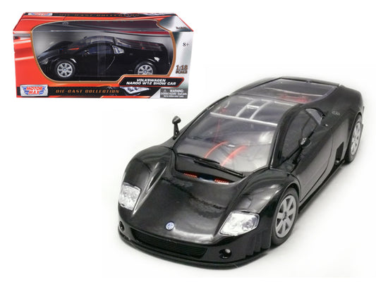 Volkswagen Nardo W12 Show Car Black 1/18 Diecast Model Car by Motormax