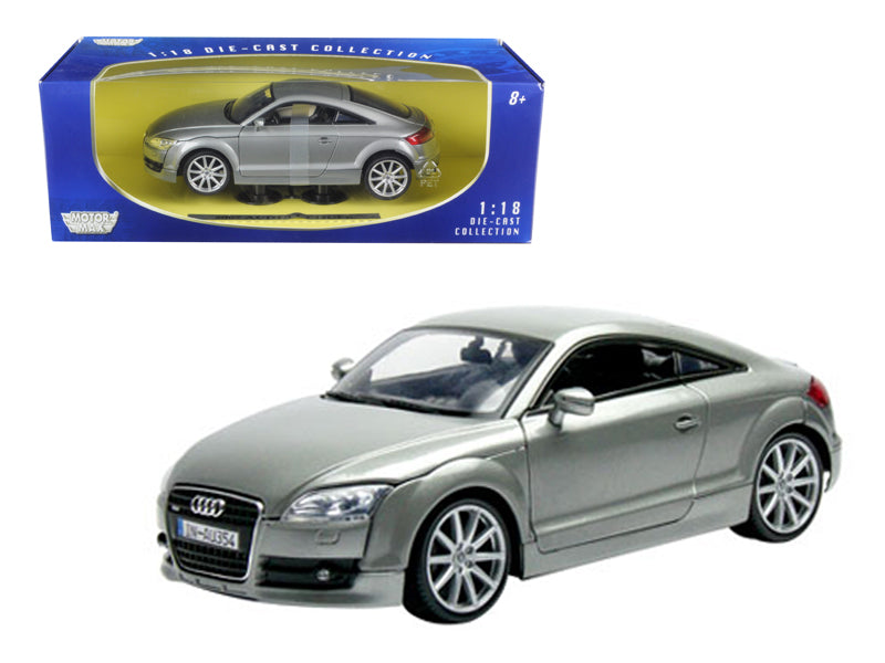 2007 Audi TT Coupe Grey 1/18 Diecast Car Model by Motormax