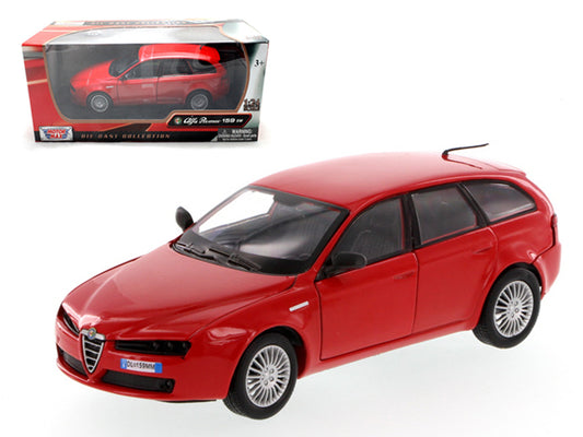 Alfa Romeo 159 SW Red 1/24 Diecast Car Model by Motormax