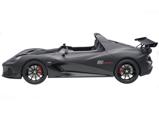 Lotus 3-Eleven Matt Black with Gloss Black Accents 1/18 Model Car by Autoart