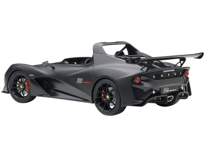 Lotus 3-Eleven Matt Black with Gloss Black Accents 1/18 Model Car by Autoart