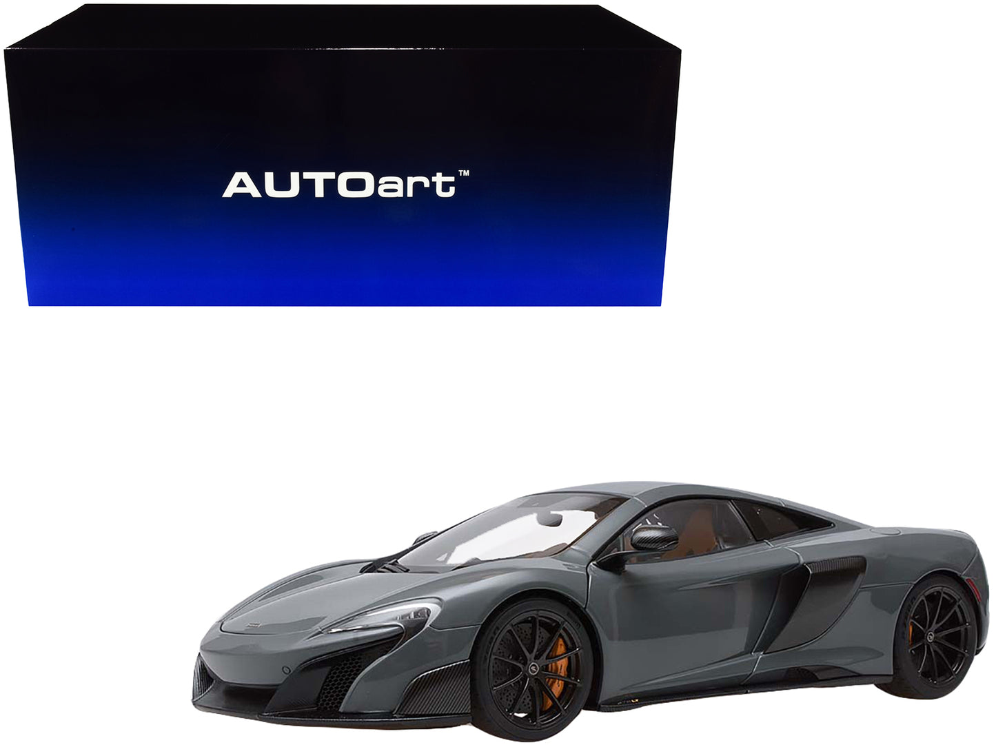 Mclaren 675LT Chicane Gray 1/18 Model Car by Autoart